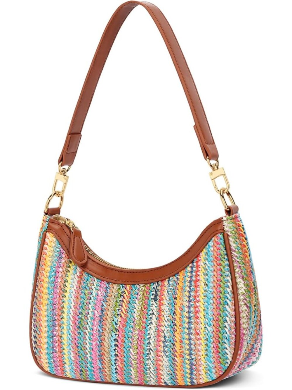 Cute Hobo Shoulder Bag for Women | Retro Underarm Tote & Clutch Purse